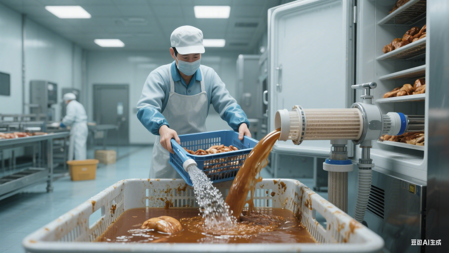 食品加工厂翻筐卤煮锅标准化使用方法(3) 食品加工厂翻筐卤煮锅标准化使用方法(3)