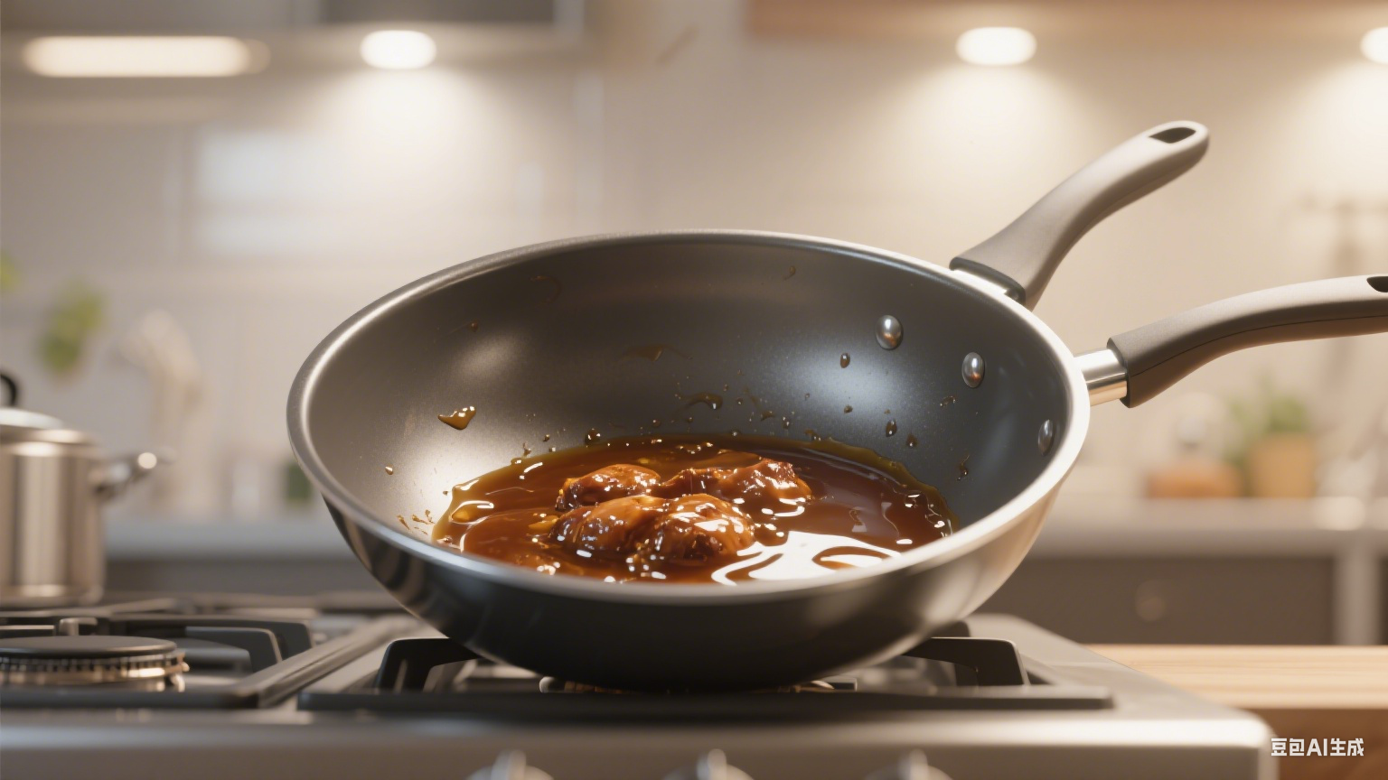 商用易清洁卤煮锅：光滑表面不粘卤汁，清洁省时省力(2)