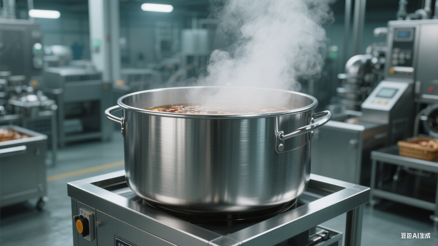 不锈钢耐用卤煮锅：材质坚固，长期使用不易损坏(1)