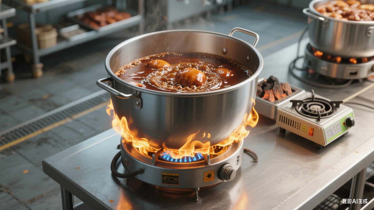 燃气卤煮锅火力稳定，卤制效果好(1)