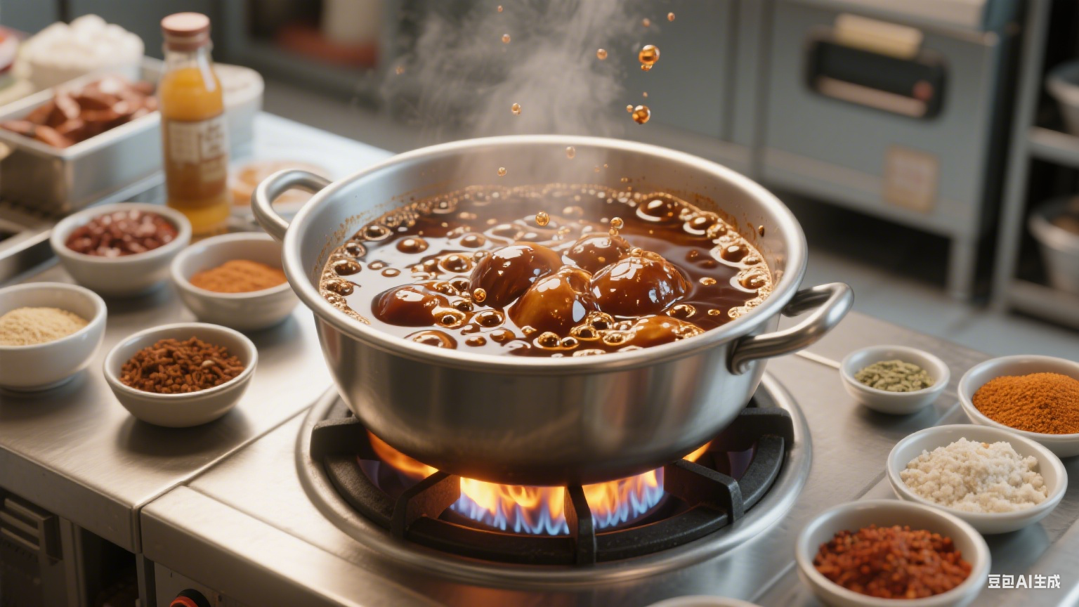 燃气卤煮锅火力稳定，卤制效果好(3)