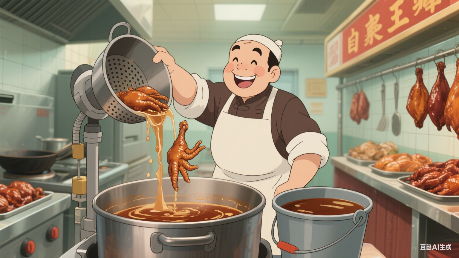 自动翻锅卤汤蜂窝式卤煮锅：咋沥汤？耐用吗？(5)