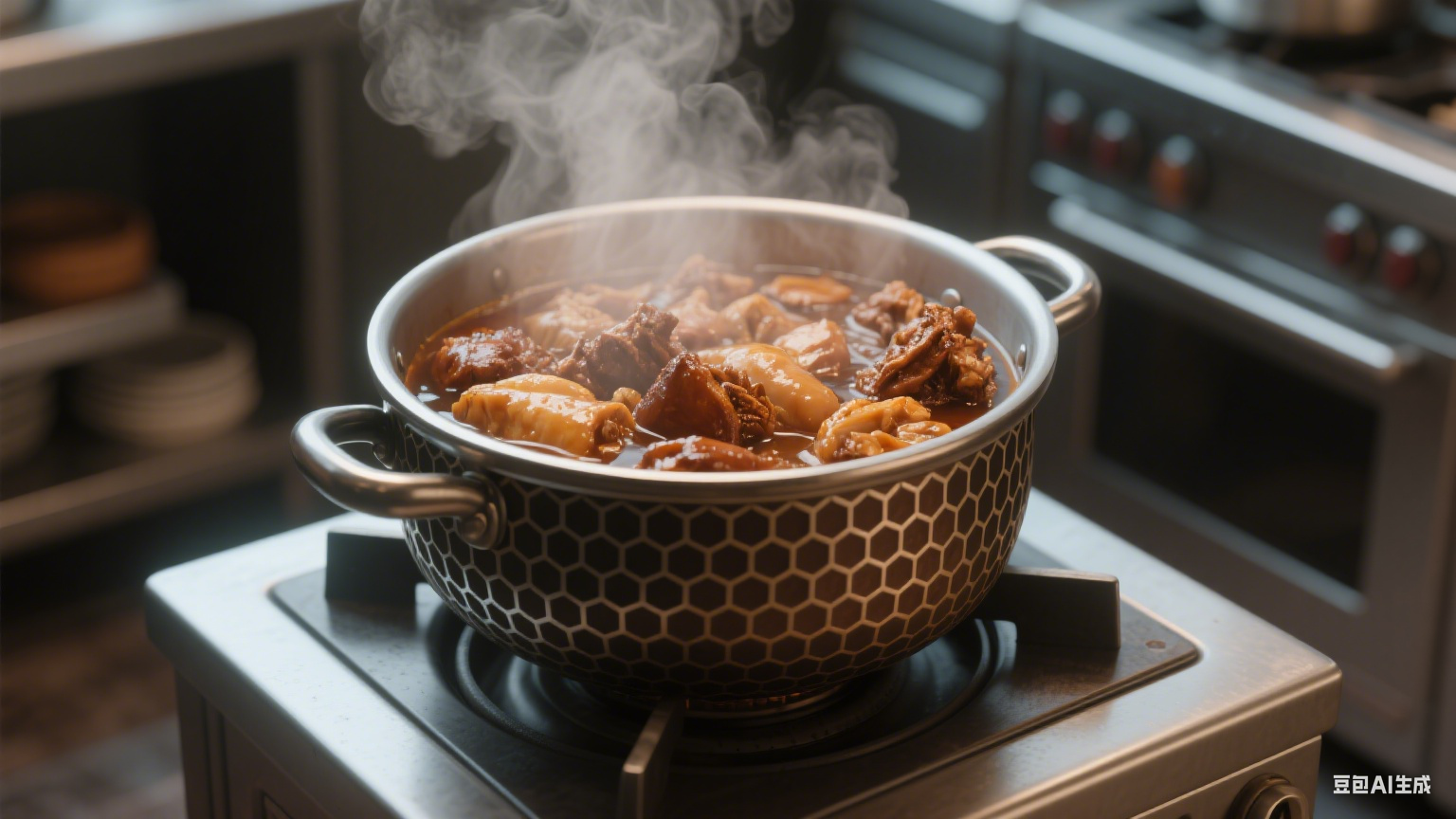 蒸汽式蜂窝卤煮锅：受热速度有多快？受热均匀吗？(6)