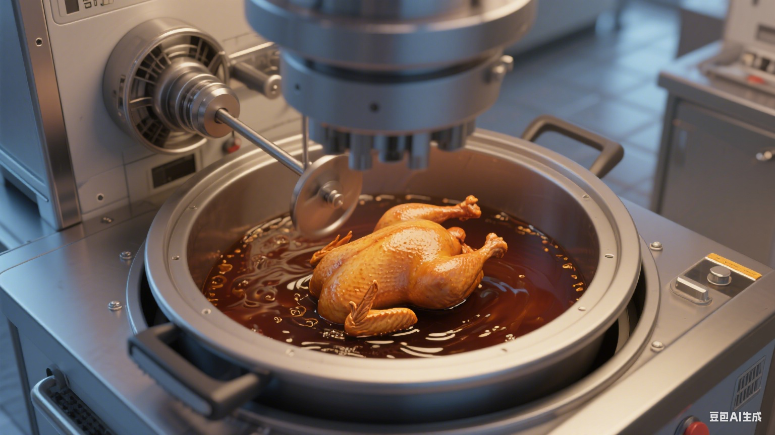 蒸汽五面蜂窝控温控时整鸡卤煮支持自动搅拌吗?(2)