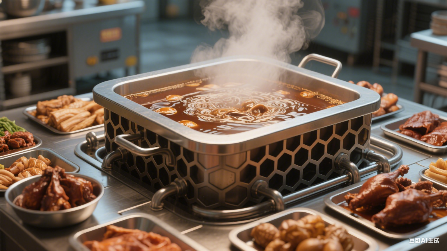 卤味匠心炉：解码蒸汽方形蜂窝卤煮锅的卤煮黑科技(1)
