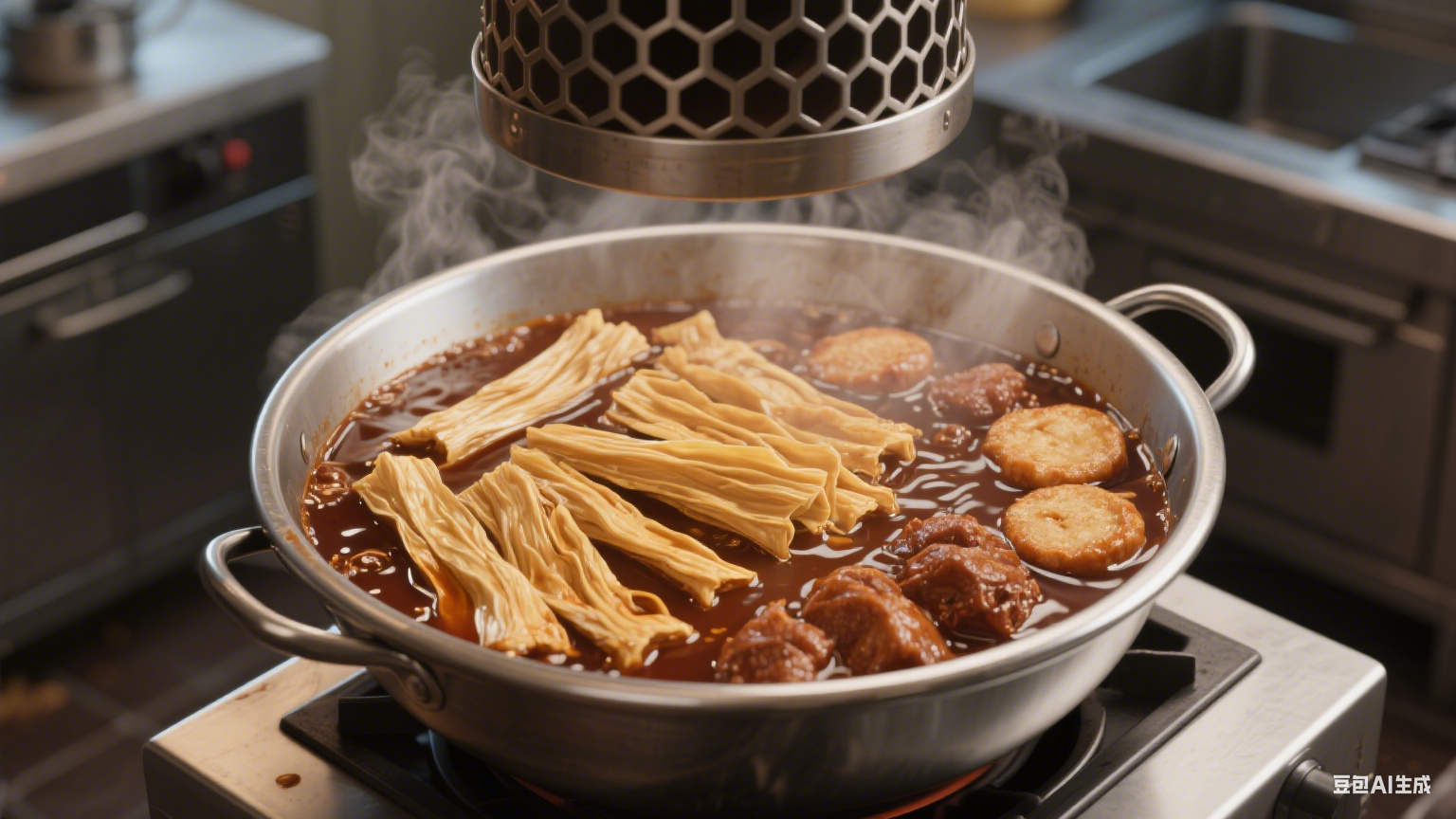 吊装式蜂窝卤煮锅：构筑多元食材卤制的风味绽放(4)