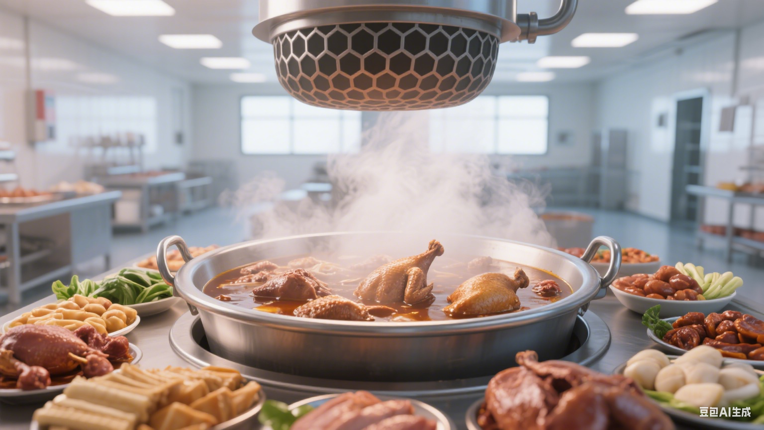 吊装式蜂窝卤煮锅：构筑多元食材卤制的风味绽放(6)