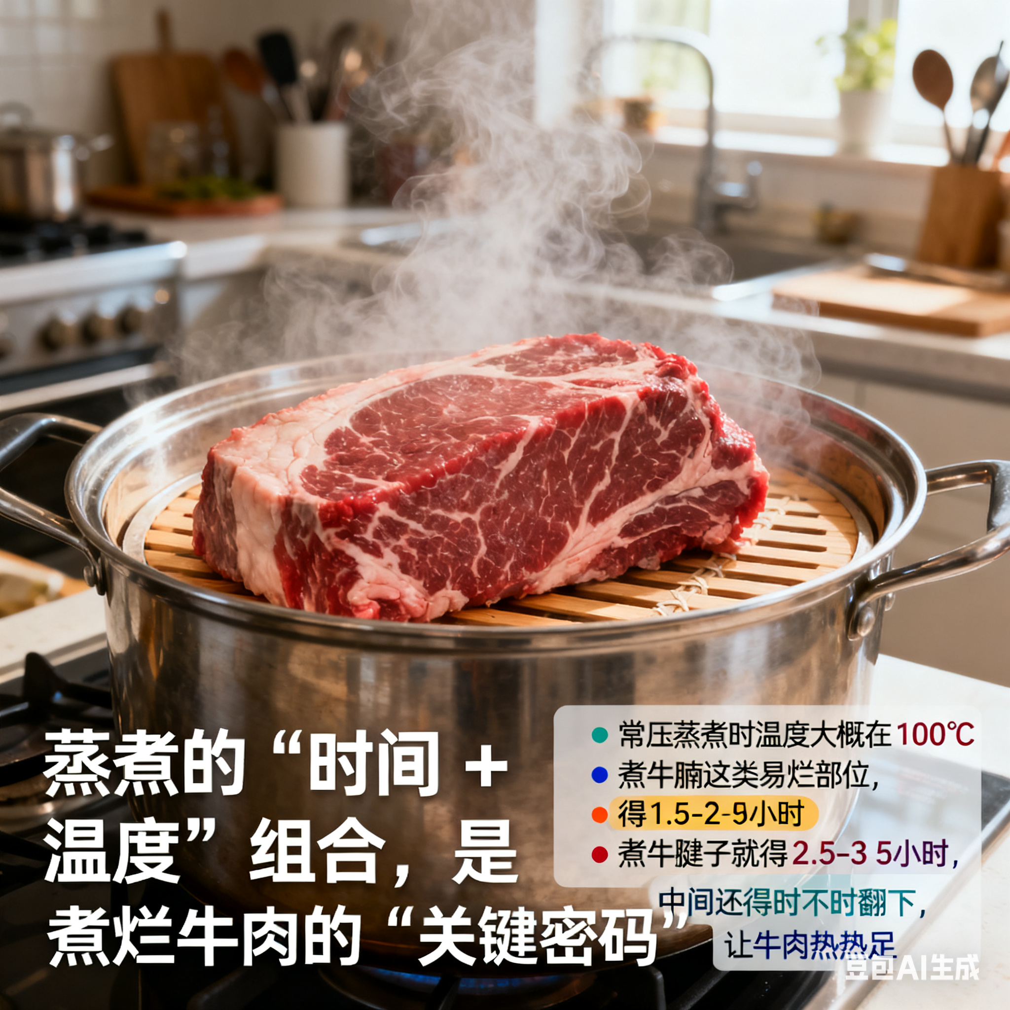 大块牛肉蒸煮锅，能把牛肉彻底煮烂吗？(2)