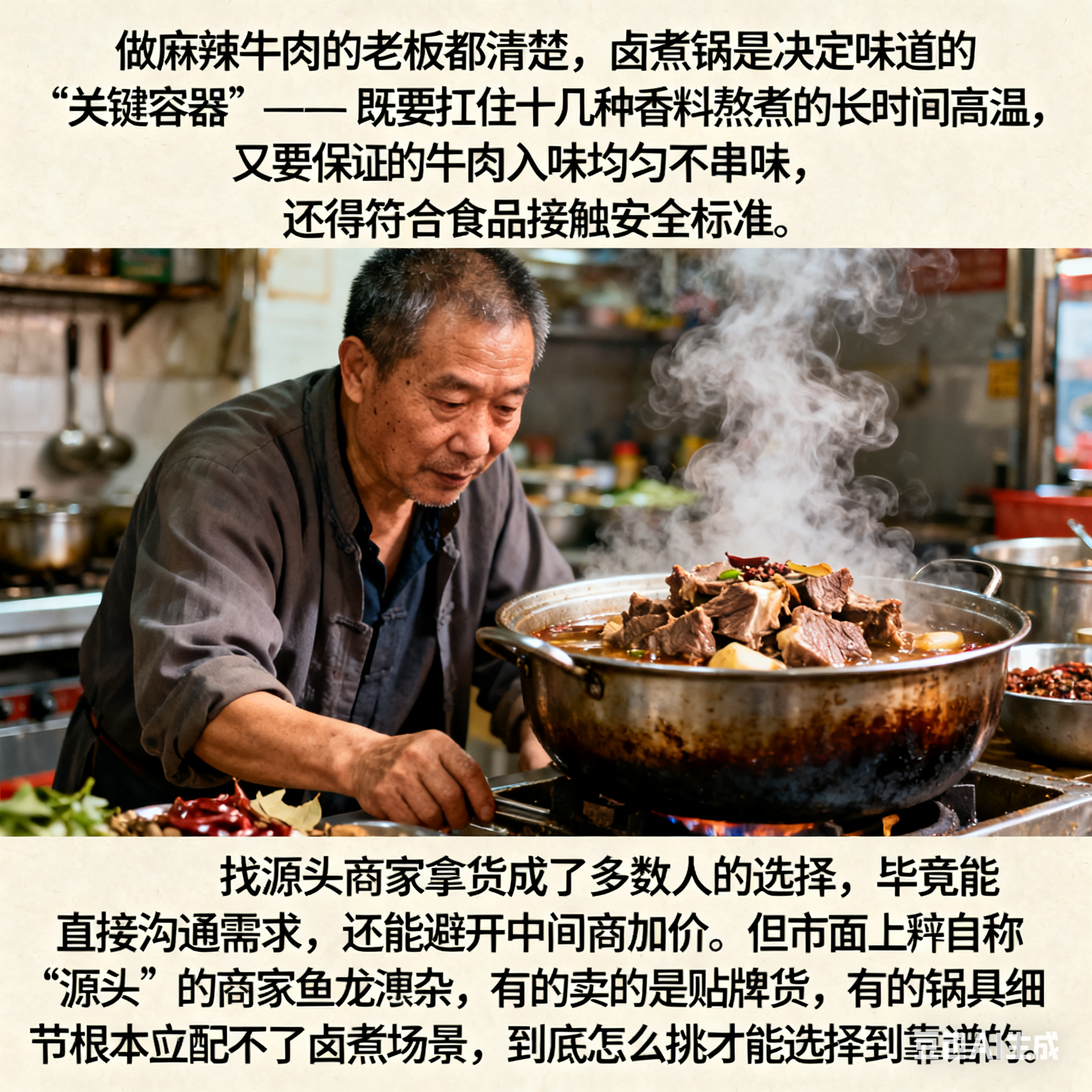 麻辣牛肉卤煮锅，源头商家怎么挑对味？(1)