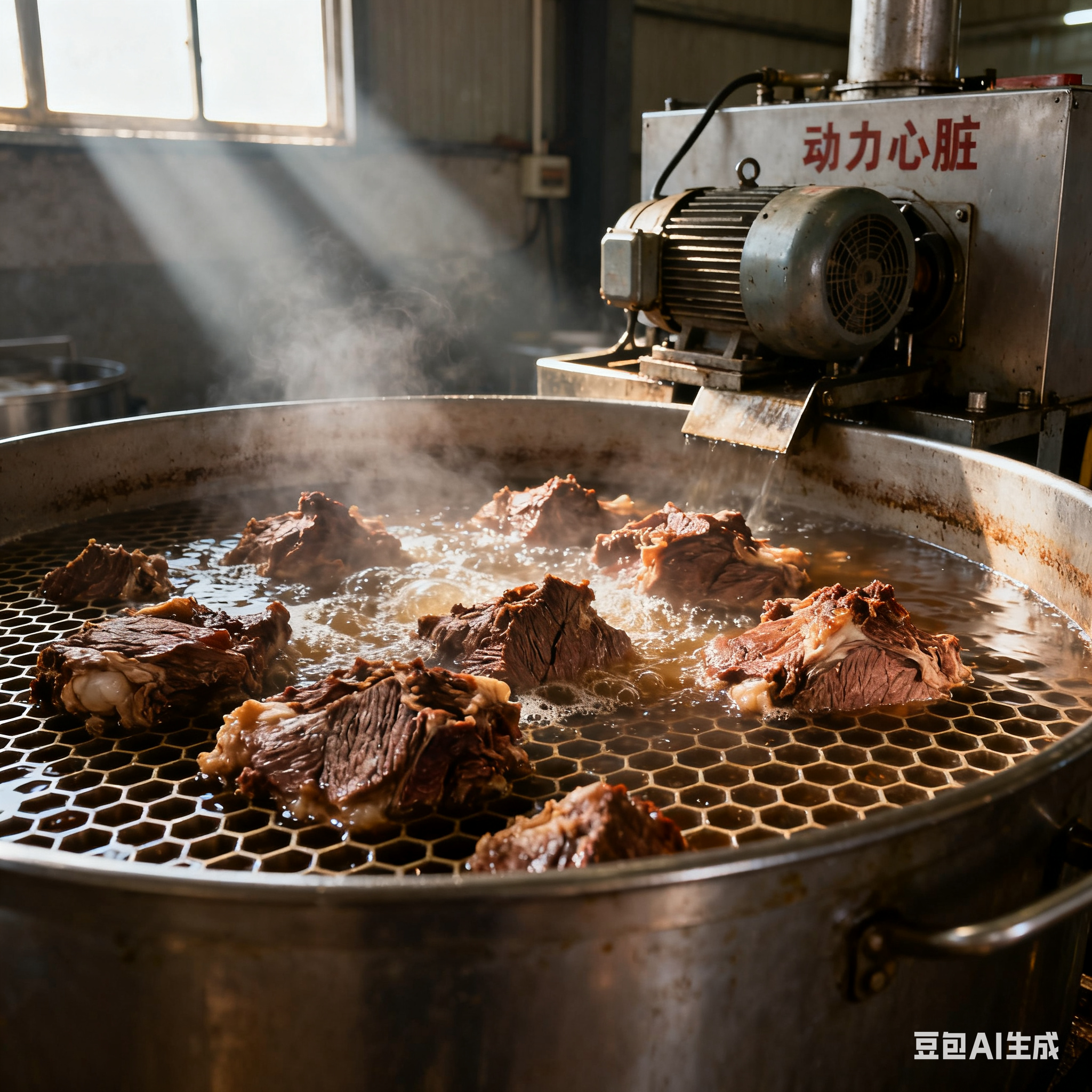 连续式牛肉蜂窝卤煮锅，配用动力怎么选？(1)