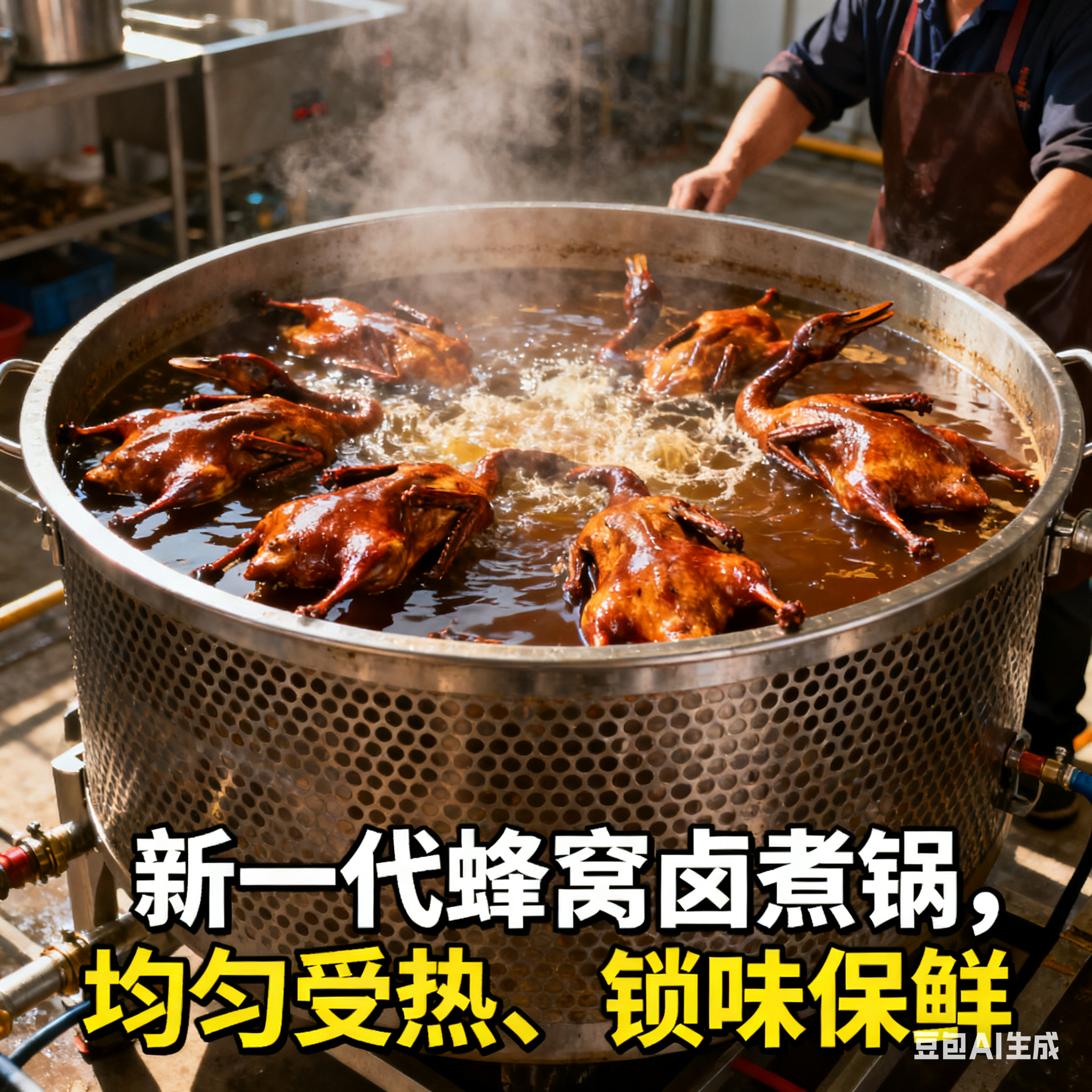 卤香入味，新一代酱板鸭蜂窝卤煮锅直销商家选哪家？(1)