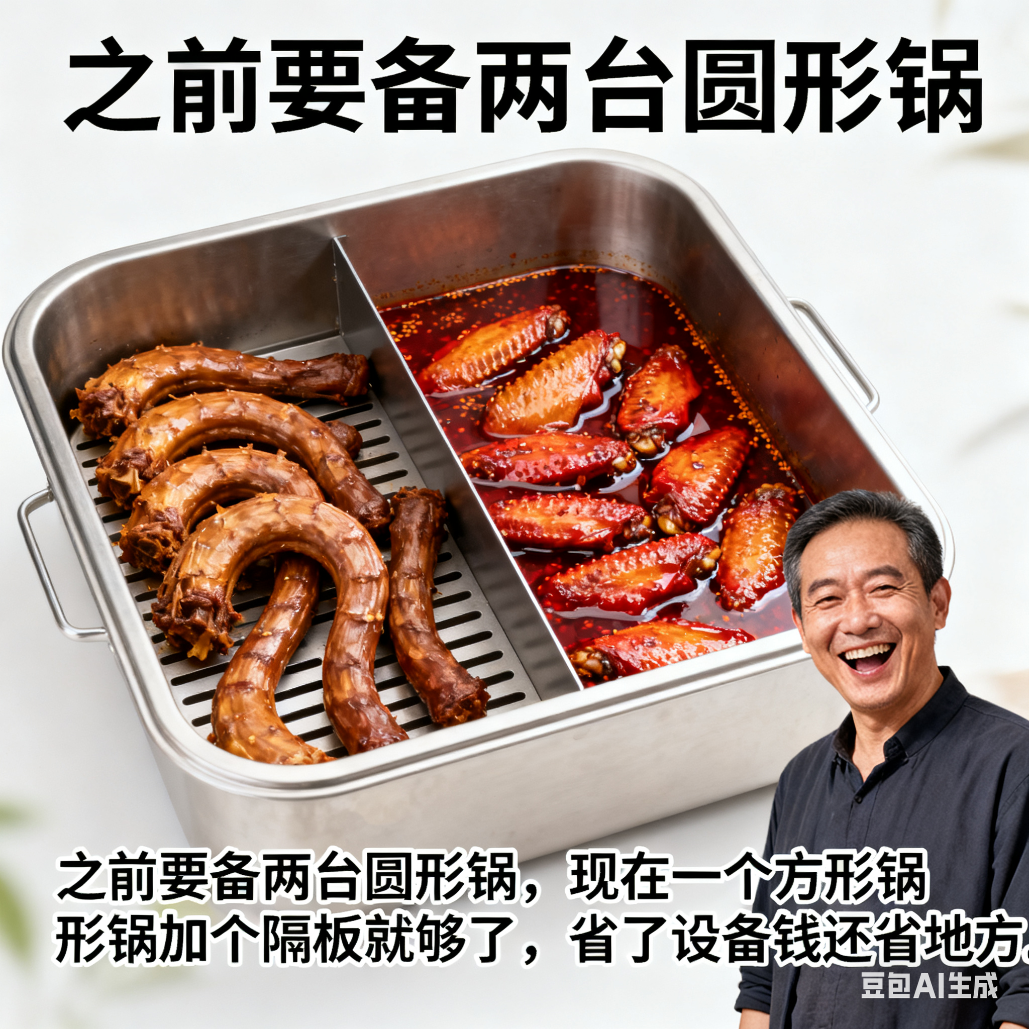 方形蜂窝卤煮漂烫锅，优势藏在哪？(6)