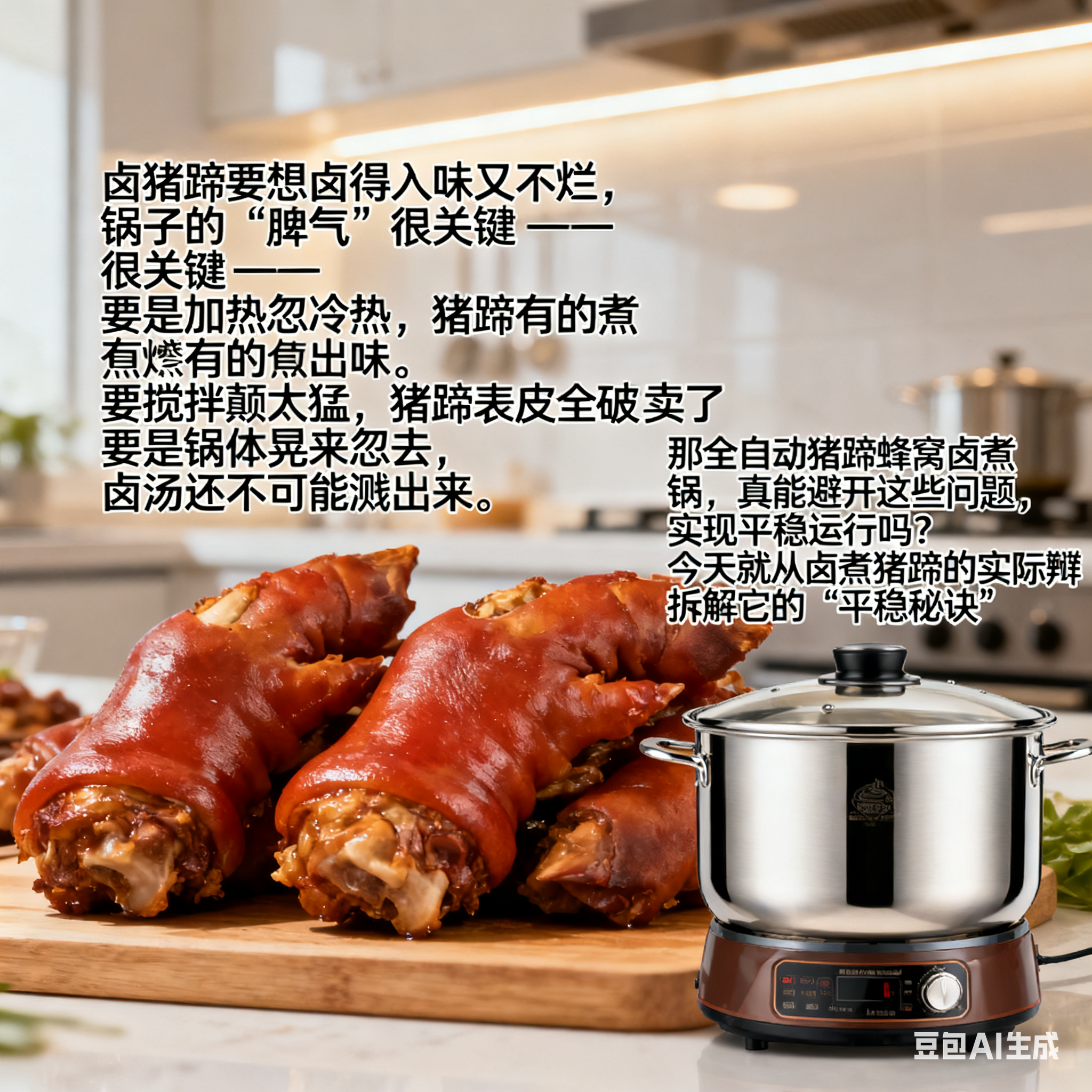 全自动猪蹄蜂窝卤煮锅 运行真平稳吗？(1)