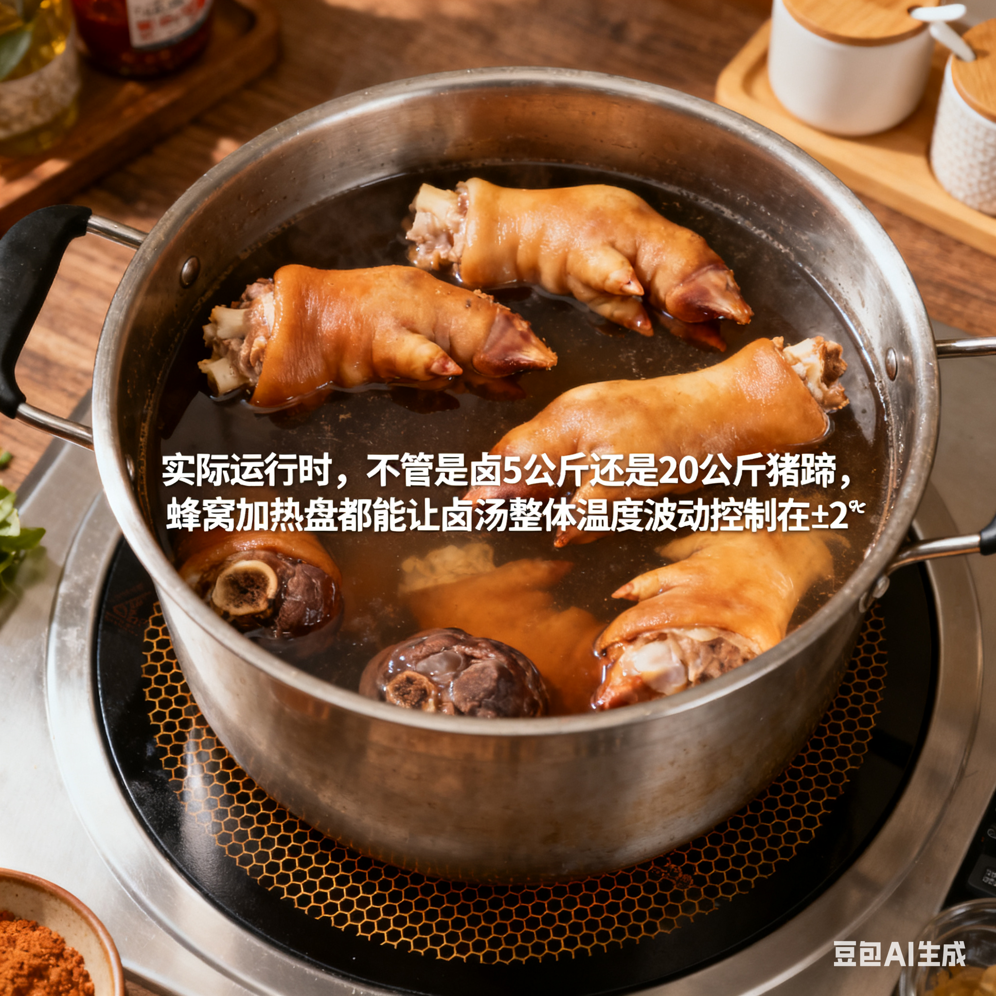 全自动猪蹄蜂窝卤煮锅 运行真平稳吗？(2)